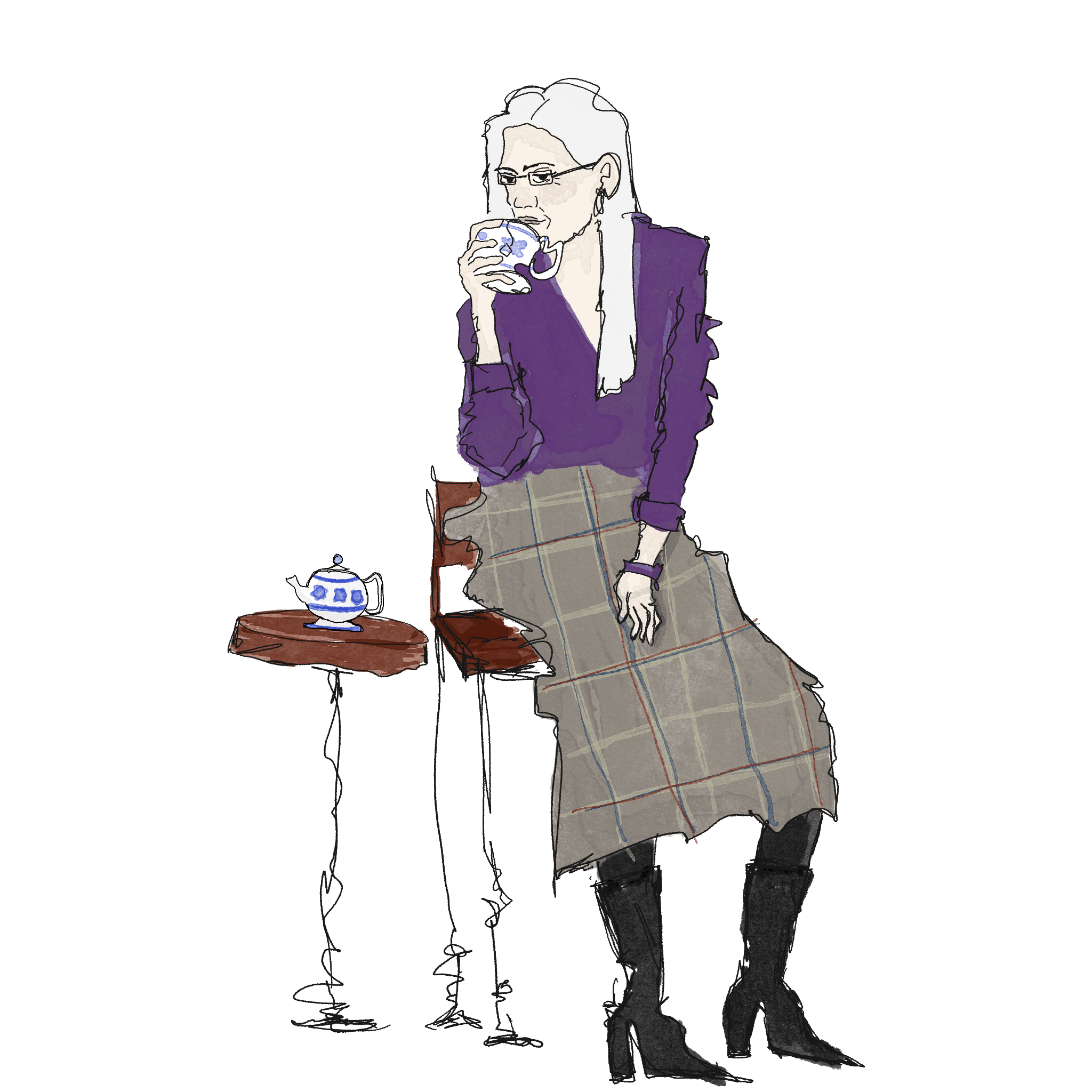 Illustration of Sara Bamber
