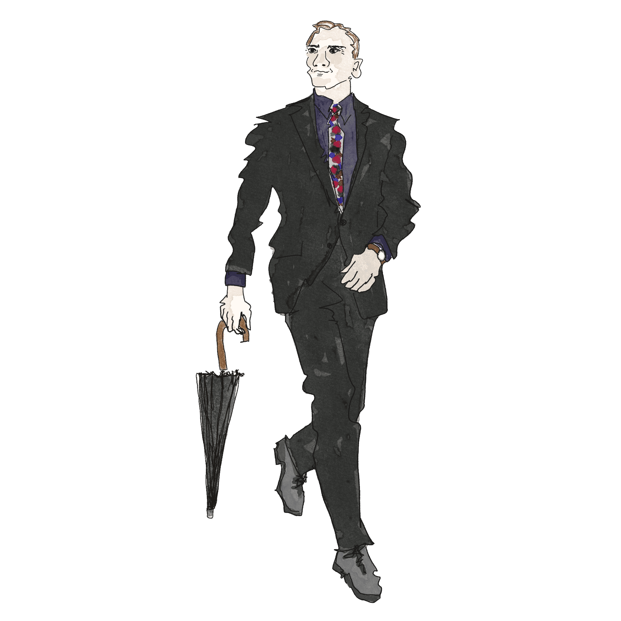 Illustration of Simon Derungs